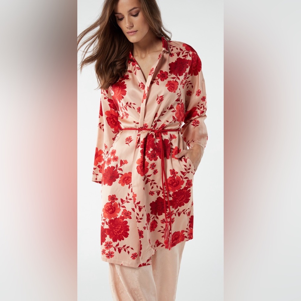 Intimissimi Flower Ballet Viscose Dressing Gown One Size